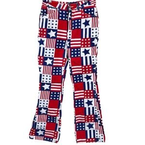 Wrangler‎ Star Stripe Patriotic Westward 626 Boot Cut Denim Jeans